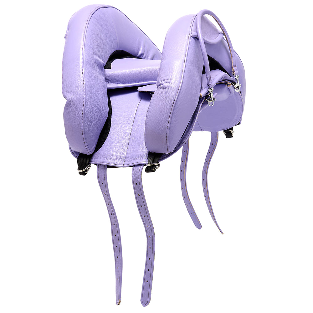 Fialové KOŽENÉ Inky Dinky Saddle® - NOVÉ - Oficiálne