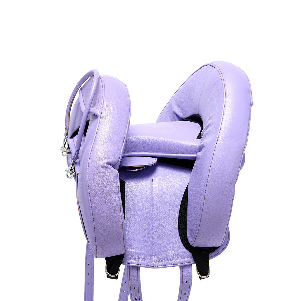 Purple LEATHER Inky Dinky Saddle® - NEW - Official
