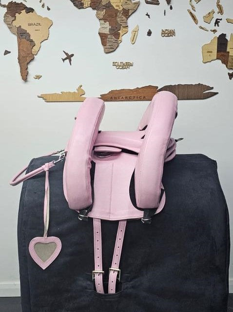 Ružové KOŽENÉ Inky Dinky Saddle® - NOVÉ - Oficiálne